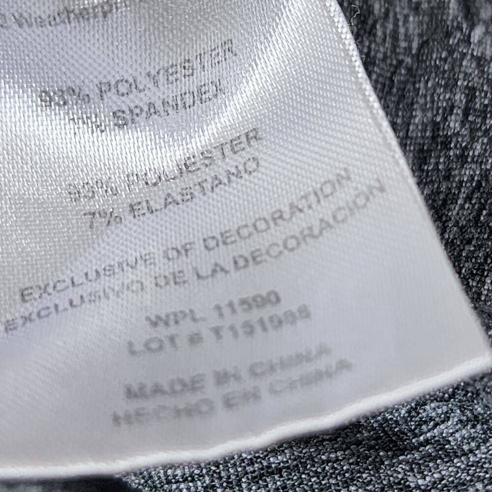 Large Grey Gray Racerback Tank Top - Picture 4 of 5